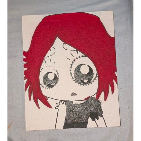 Ruby Gloom Spray Paint Art Piece - Picture 2 of 2